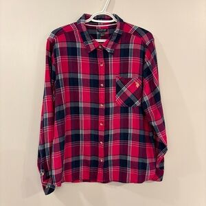 U.S. Polo Assn Plaid button up long sleeve shirt XL